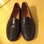 Cole Haan Mens Black Leather Shoes- Size 13D