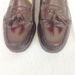 COLE HAAN Burgundy Mens 11.5 D Leather Tassel Loafer Burgundy Brown Shoes Great!