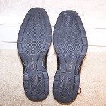 GENUINE MENS COLE HAAN–BLACK LEATHER NIKE AIR LOAFERS—SIZE 9 1/2M