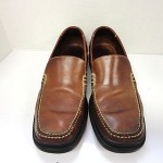 Cole Haan Nike Air Brown Leather Slip On Loafers Shoes Size 10 M