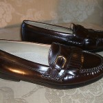 Cole Haan Mens Shoes 8D LEATHER DRESS LOAFERS Oxblood Burgundy SLIP ON Buckle