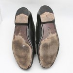 Mens shoes COLE HAAN black leather tassel kiltie loafers sz 9.5 M