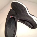 Cole Haan Nike Air Mens Black Suide & Mesh slip on Loafers Sz, 8.5  B