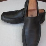 EUC 9M Cole Haan Nike Air Slip On Loafer Shoes Black