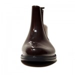 Hugo Boss ITALY Brown Ankle Rain Dress Boots Mens 9 42 Casual Patent Tuxedo 9.5