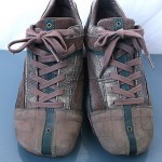 Diesel, Brown Green Suede Leather Fashion Sneakers. Sz. 9.5 M