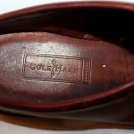 COLE HAAN Country Brown Leather Slip On Mules Exposed Stitching Mens Sz 10.5 M