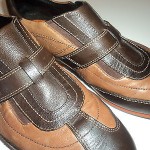 Cole Haan Nike Air Mens Size 8 Leather Casual Sneakers Brown & Caramel Shoes