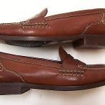 Cole Haan Country Mens Brown Leather Penny Loafers Shoes Slip Ons Size 10.5W F/S