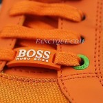 HUGO BOSS GREEN LABEL ORANGE SHOES SNEAKERS NYLON NEW SIZE 11 44 (EU)