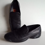 Men’s Cole Haan ‘Air Lennox’ Black Leather Slip-On Loafers, Size 9 M
