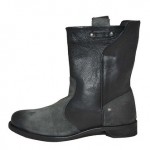 Diesel Brando Black Men’s Leather Suede boots shoes size US 7 EUR 40 New