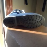 Timberland waterproof boots/ White and Navy Blue/Mens Size 7 M