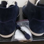 DS New Hugo Boss Men’s Fashion Shoes Desert Ankle Dress Chukka Navy blue sz11