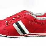 HUGO BOSS GREEN LABEL RED SHOES SNEAKERS NYLON NEW SIZE 11 44 (EU)
