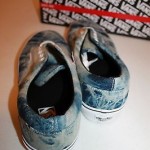 Vans Acid Denim Blue Wash Mens Shoes Size 11.5 Era Canvas Flat Skate Sneakers