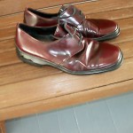 COLE HAAN MENS SHOES 10.5 11 CORDOVAN  STYLE O6297 LACE LEATHER NIKE AIR SOLES