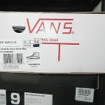VANS WTAPS NAVY SK8 HI OG LX SIZE 9 US PRE OWNED BOX RECEIPT EXCELLENT COND