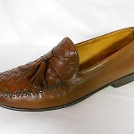 COLE HAAN Men’s BROWN Leather LOAFERS Slip on FLAT 9.5 D