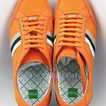 HUGO BOSS GREEN LABEL ORANGE SHOES SNEAKERS NYLON NEW SIZE 11 44 (EU)