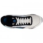 Diesel Mens Step Gear White Blue Casual Lace Up Sneakers Shoes