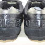 Diesel Men’s “Keep” Black Leather Velcro Fashion Sneaker Size 10.5 M EU 44