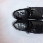 Cole Haan Nike Air Black Leather Slip On Loafers Strap Buckle  Men’s 9 1/2 M