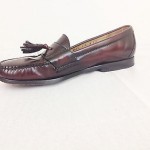 COLE HAAN Burgundy Mens 11.5 D Leather Tassel Loafer Burgundy Brown Shoes Great!