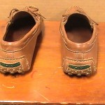 MINT MENS COLE HAAN TAN COUNTRY GUNNISON DRIVING MOCCASINS, 10.5M