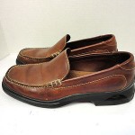 Cole Haan Nike Air Brown Leather Slip On Loafers Shoes Size 10 M