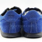 HUGO BOSS GREEN LABEL CALIF BLUE SUEDE SHOES SNEAKERS LEATHER NEW SZ 10 43