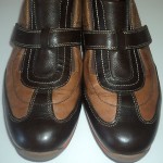 Cole Haan Nike Air Mens Size 8 Leather Casual Sneakers Brown & Caramel Shoes