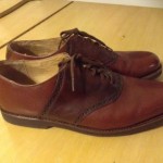 Cole Haan Mens Oxford Brown Leather Shoes- Size 13D