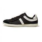 $225 Hugo Boss ORANGE Label Sneakers Black Mens Shoes 11 44 Trainers 10.5 White