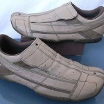 Diesel, Beige Leather Fashion Sneakers. Sz. 10 M