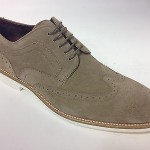 New HUGO BOSS Cortios Beige Casual Wingtip Oxford Lace-Up Dress Shoes $275