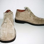 BOSS HUGO BOSS TAUPE SUEDE LACE UP BOOTS Sz UK 11 / US 12