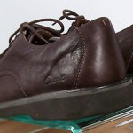 Mens size 10 W dark brown leather Clarks lace tie oxford waterproof casual shoes
