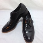Cole Haan Nike Air Black Leather Slip On Loafers Strap Buckle  Men’s 9 1/2 M