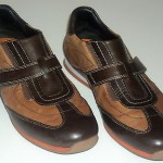 Cole Haan Nike Air Mens Size 8 Leather Casual Sneakers Brown & Caramel Shoes