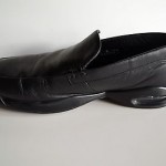 Men’s Cole Haan ‘Air Lennox’ Black Leather Slip-On Loafers, Size 9 M