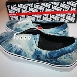 Vans Acid Denim Blue Wash Mens Shoes Size 11.5 Era Canvas Flat Skate Sneakers