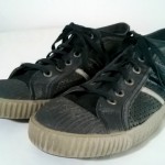 Diesel Yuk&Net Net Premium Black Leather Sneakers Men’s Size 10 1/2 Clean!