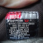 Diesel, Brown Green Suede Leather Fashion Sneakers. Sz. 9.5 M