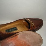 COLE HAAN MEN’S LIGHT BROWN LEATHER SLIP ON SHOES\LOAFERS  SZ 9.5 M