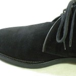 BOSS HUGO BOSS BOOTS MEN’S SHOES SIZE : 9.5M BLACK SUEDE ( MADE IN ITALY )