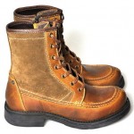 $350 NEW Diesel AGAPE Ginger Brown Leather & Suede Ankle Boots Men 7