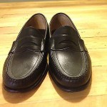 COLE HAAN MENS BLACK SLIP ON LOAFERS DRESS SHOES SIZE 10 D