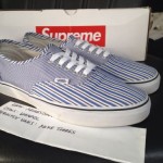 Vans Supreme Cdg Part 1 Authentic 9.5 Floral Pcl Bling Box Logo Flyknit Lunar
