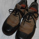 CLARKS MENS WATERPROOF MUCKERS SHOES SIZE 10 M TAN SUEDE W/ RUBBER TOE $175
